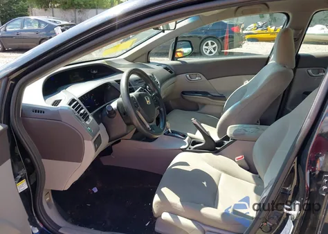 2012 Honda Civic Lx from USA, damaged, VIN 19XFB2F53CE351404